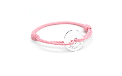 Bracelet personnalisé - Mini Jeton Argent