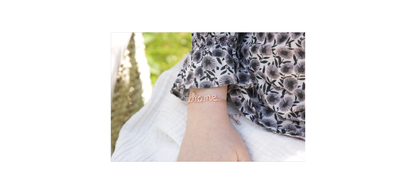 Bracelet personnalisé - Mot sur chaîne kids