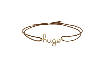 Bracelet  personnalisé homme - Mot sur cordon