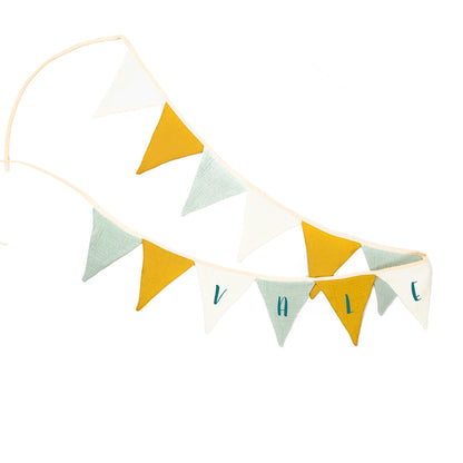 Guirlande de fanions personnalisée - Cadeau naissance
