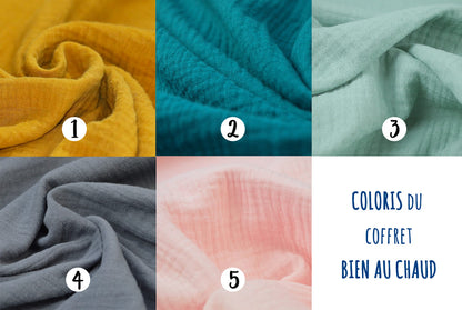 Coffret naissance personnalisé - Bien au chaud