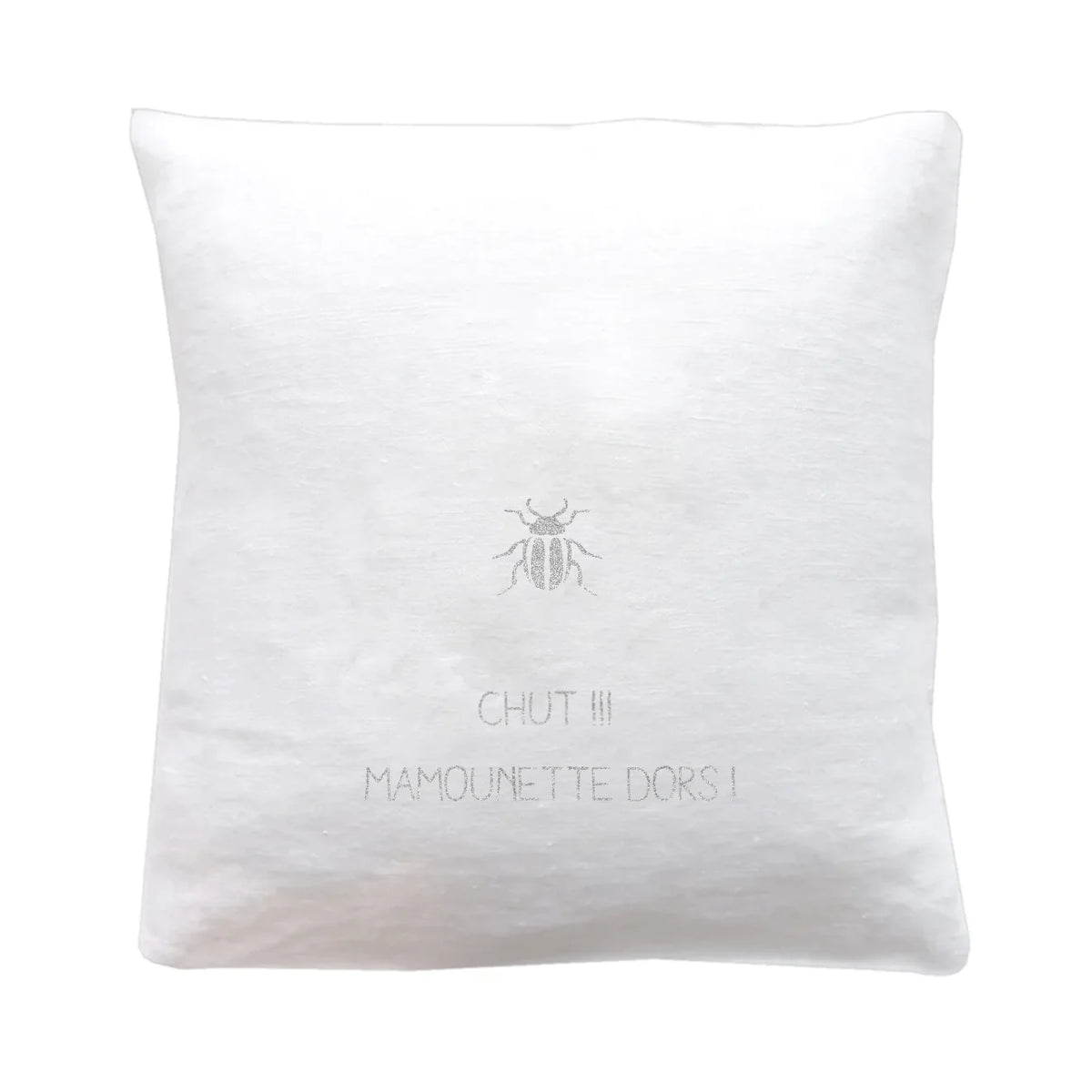 Coussin en lin personnalisé - Cadeau fête des mères