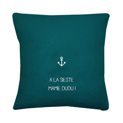 Coussin en lin personnalisé - Cadeau fête des mères