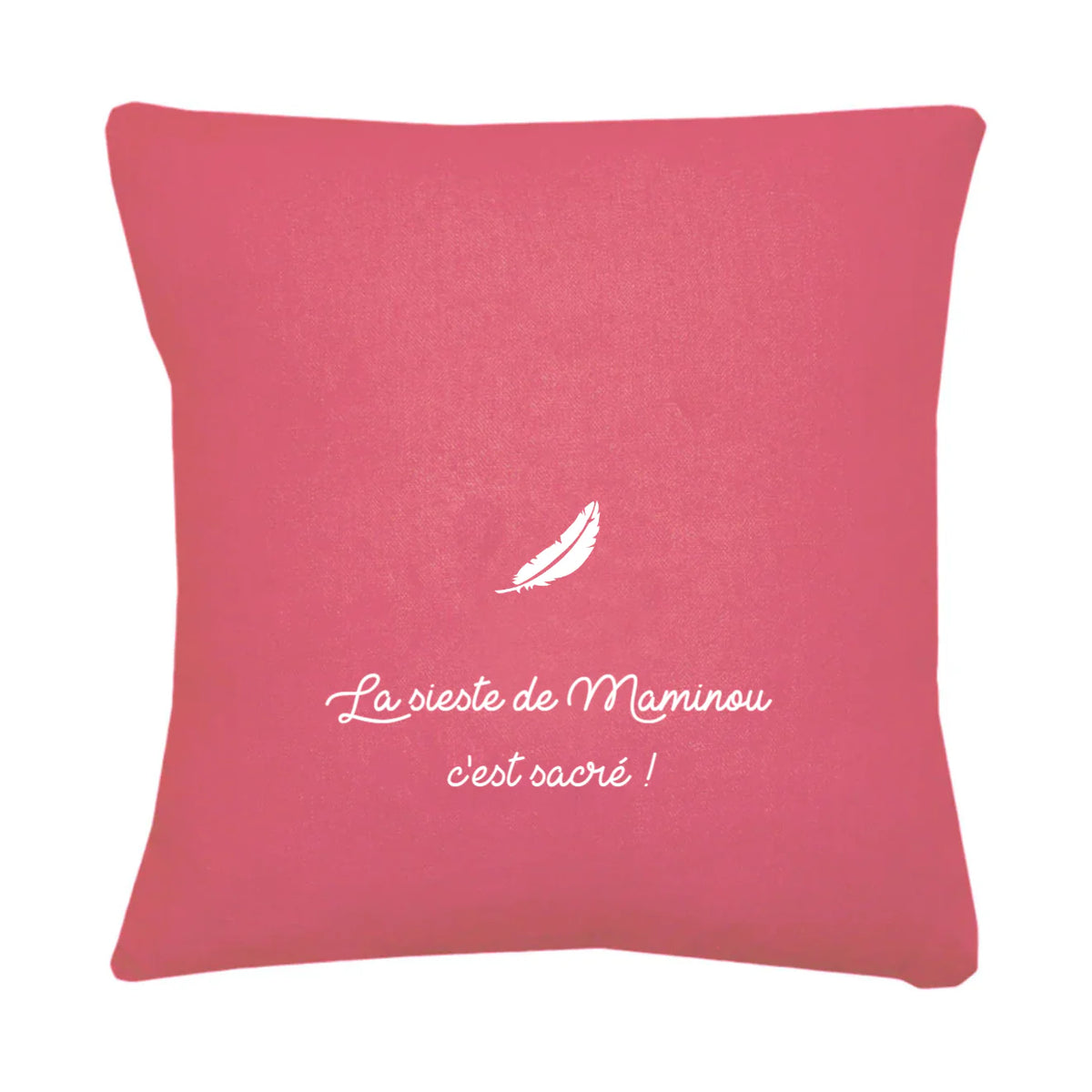 Coussin en lin personnalisé - Cadeau fête des mères
