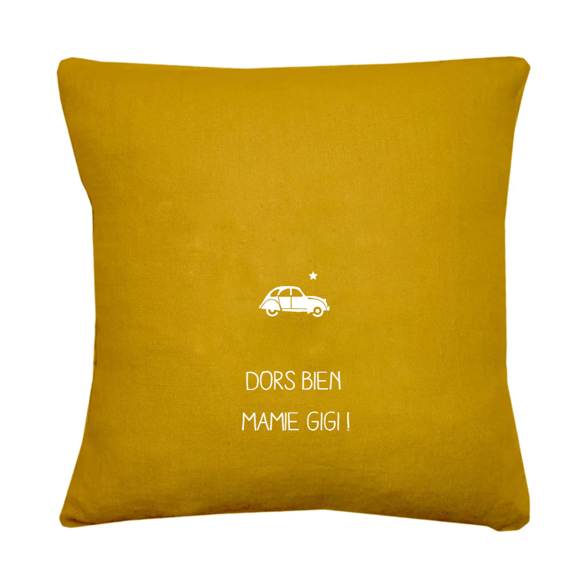 Coussin en lin personnalisé - Cadeau fête des mères