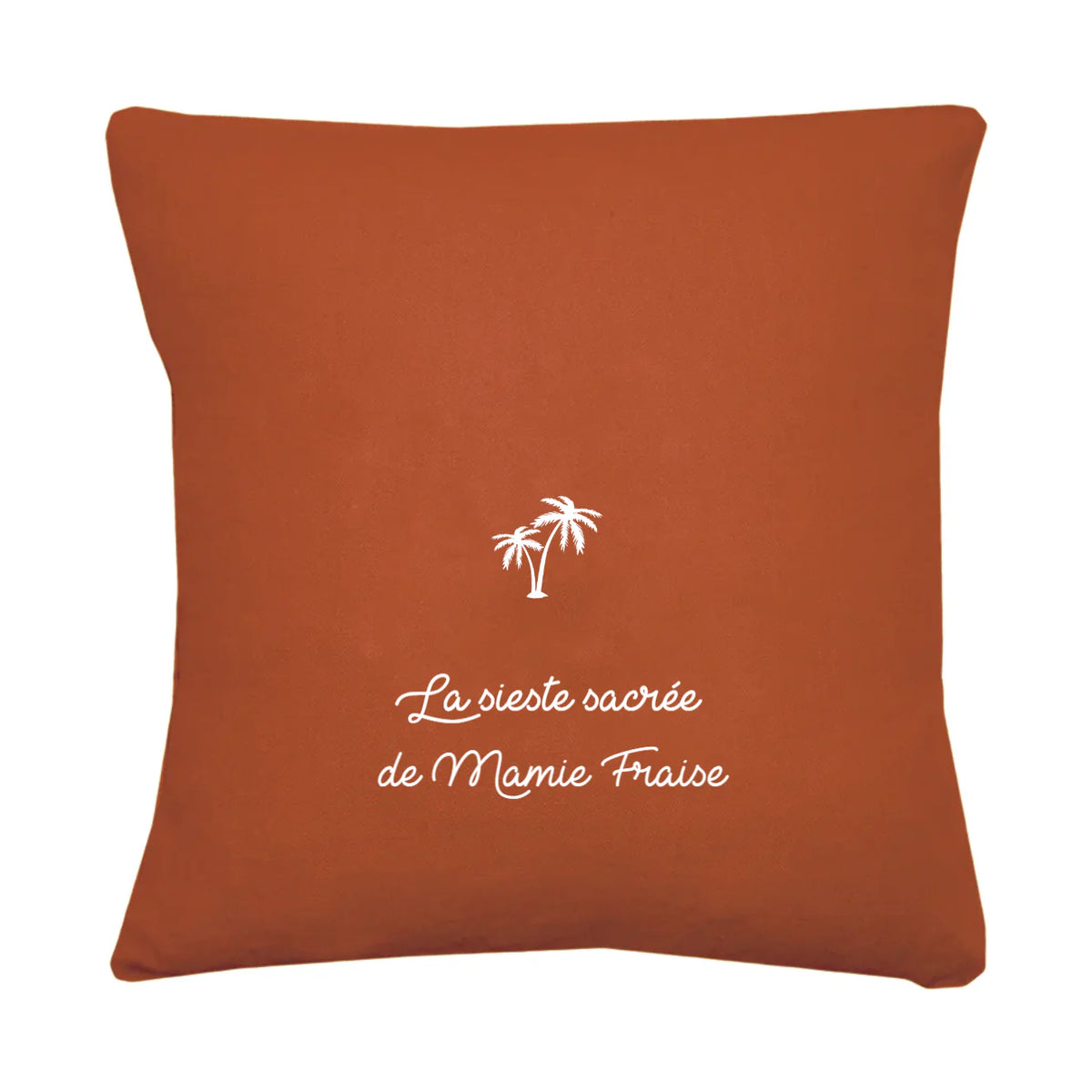 Coussin en lin personnalisé - Cadeau fête des mères