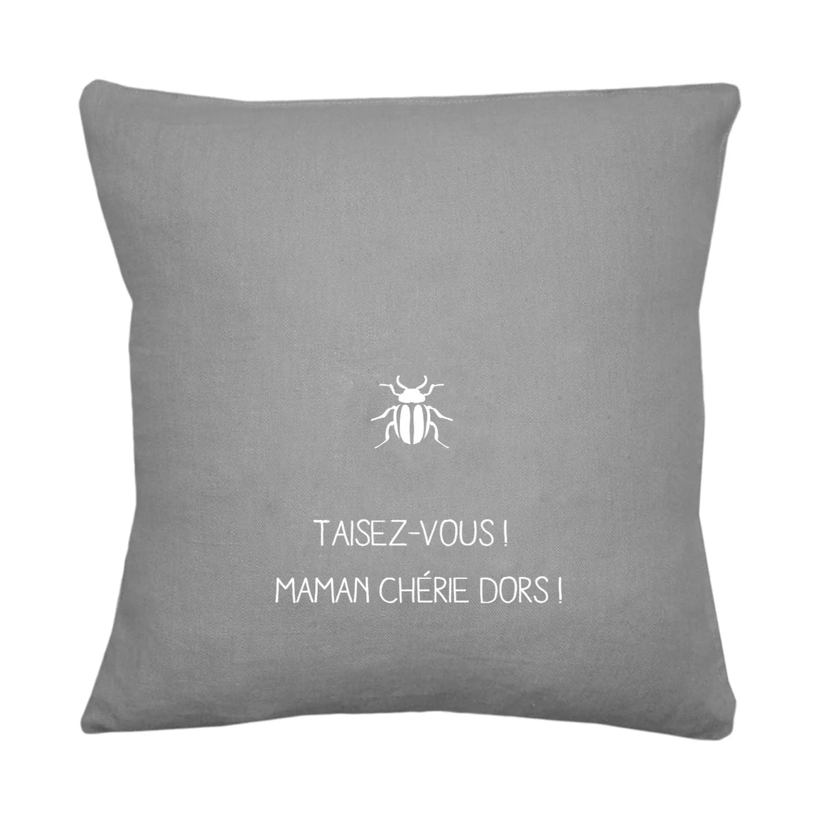 Coussin en lin personnalisé - Cadeau fête des mères