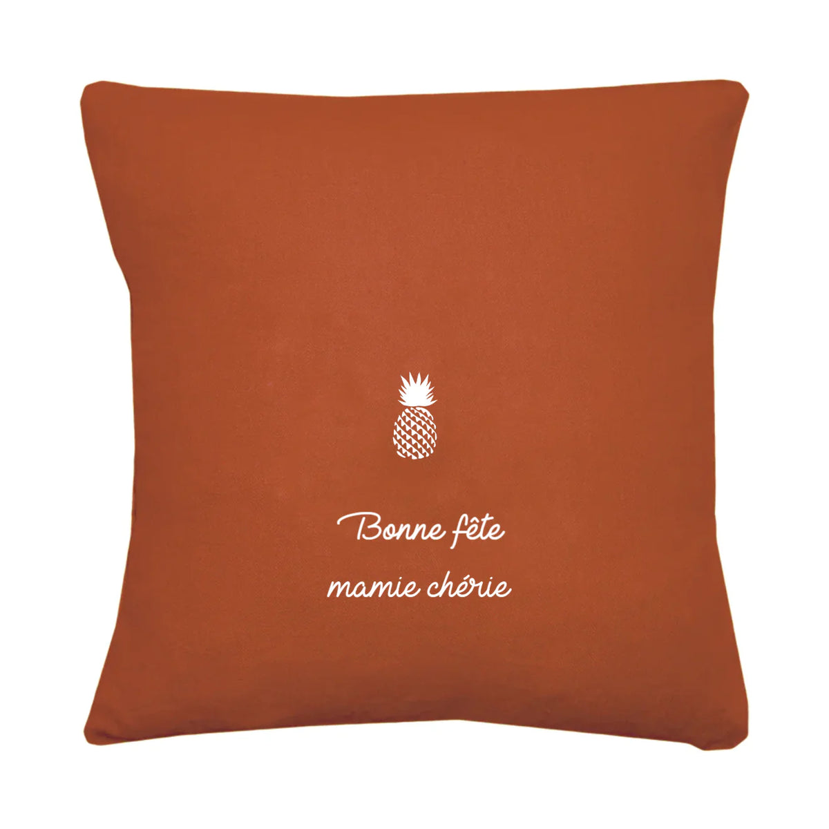 Coussin en lin personnalisé - Cadeau fête des mères