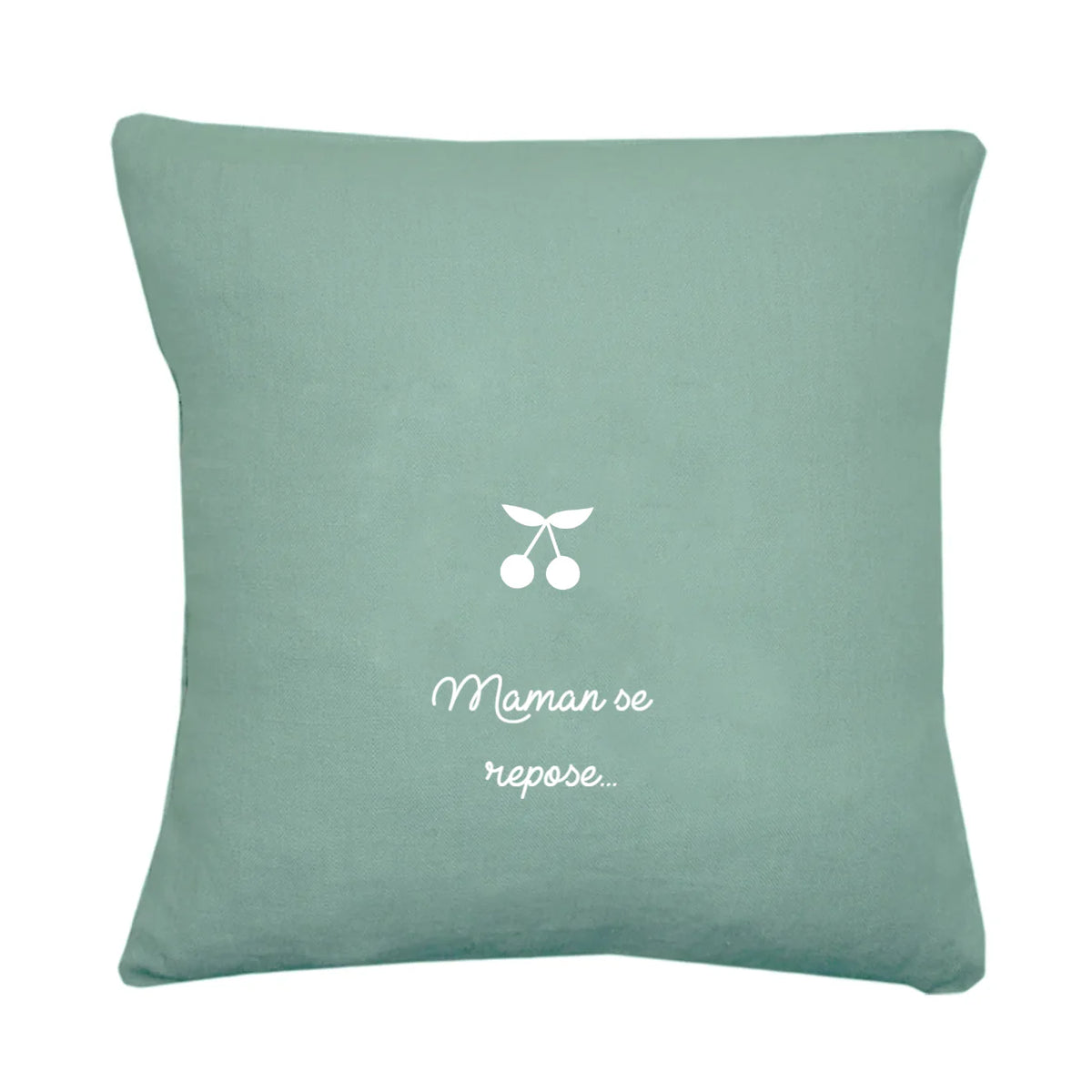 Coussin en lin personnalisé - Cadeau fête des mères