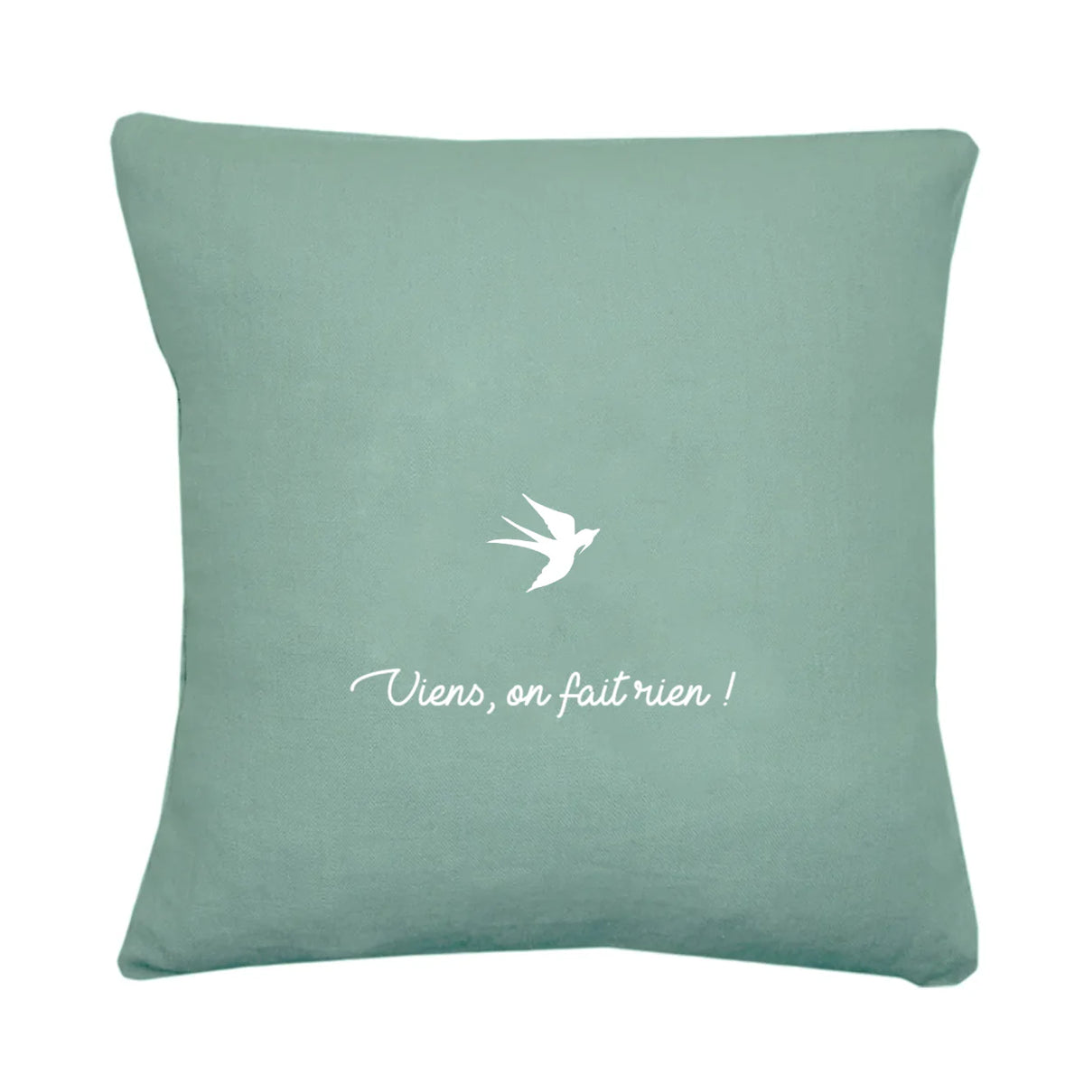 Coussin en lin personnalisé - Cadeau fête des mères