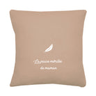 Coussin en lin personnalisé - Cadeau fête des mères