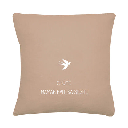 Coussin en lin personnalisé - Cadeau fête des mères
