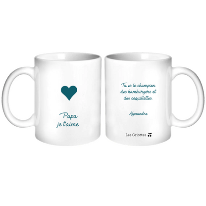 Mug personnalisé - Cadeau fête des pères