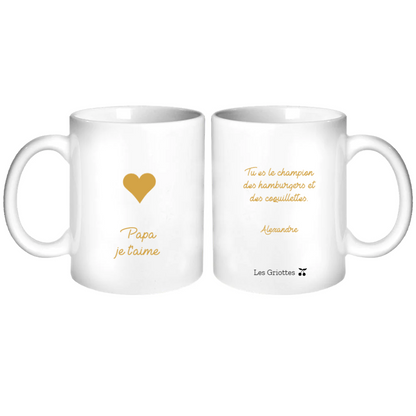 Mug personnalisé - Cadeau fête des pères