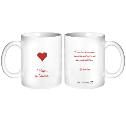 Mug personnalisé - Cadeau fête des pères