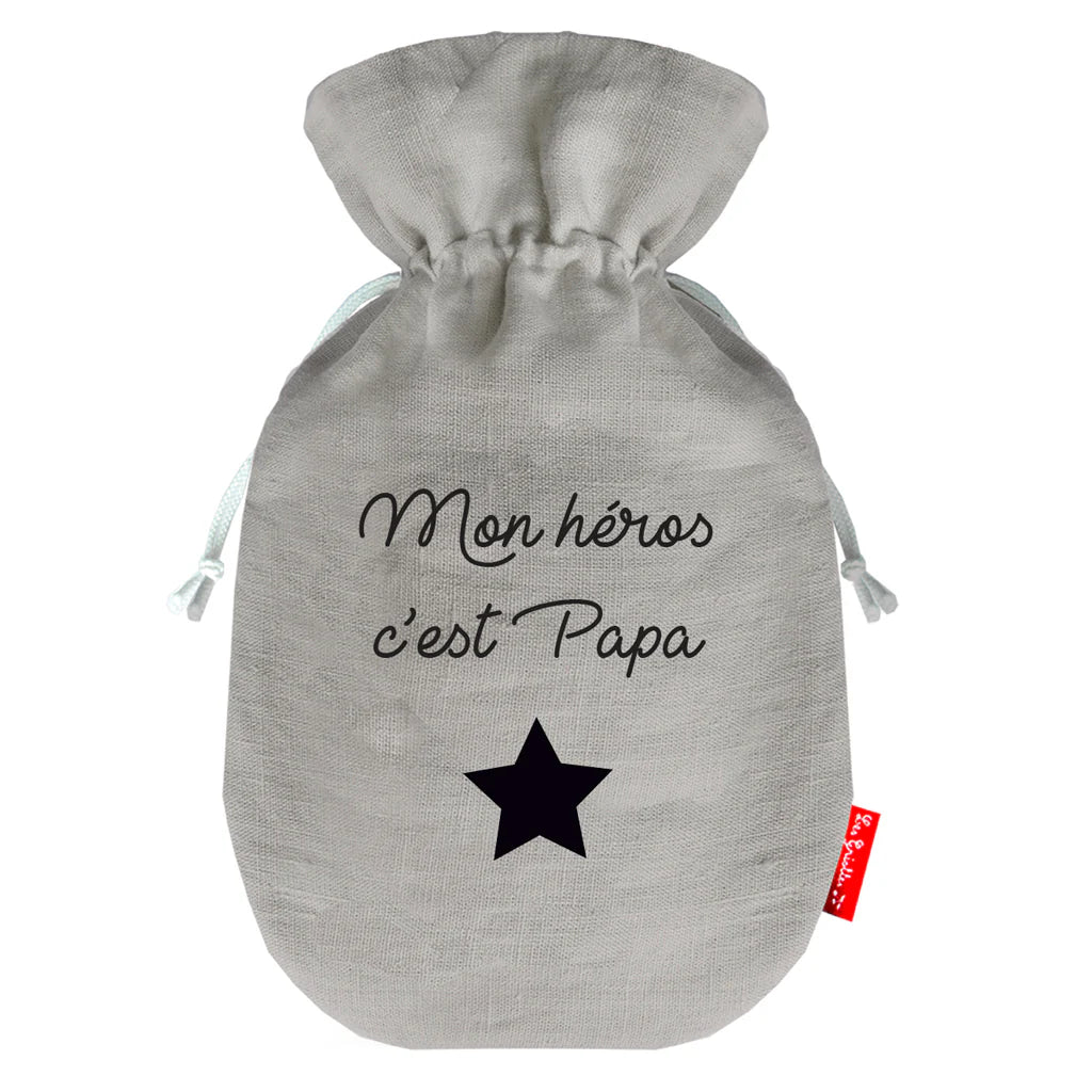 Bouillotte personnalisée - Cadeau fête des pères