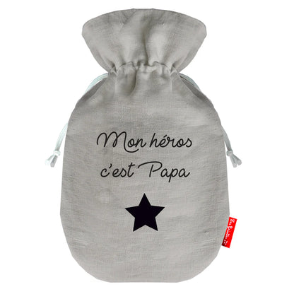 Bouillotte personnalisée - Cadeau fête des pères