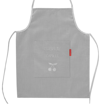 Tablier de cuisine enfant personnalisé - Lin enduit