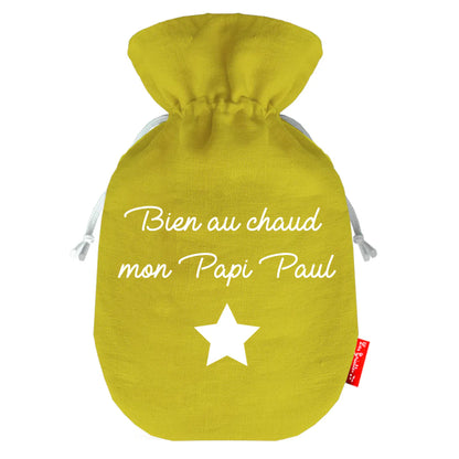 Bouillotte personnalisée - Cadeau fête des pères