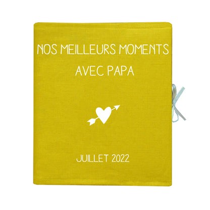 Album photo personnalisé - Cadeau fête des pères