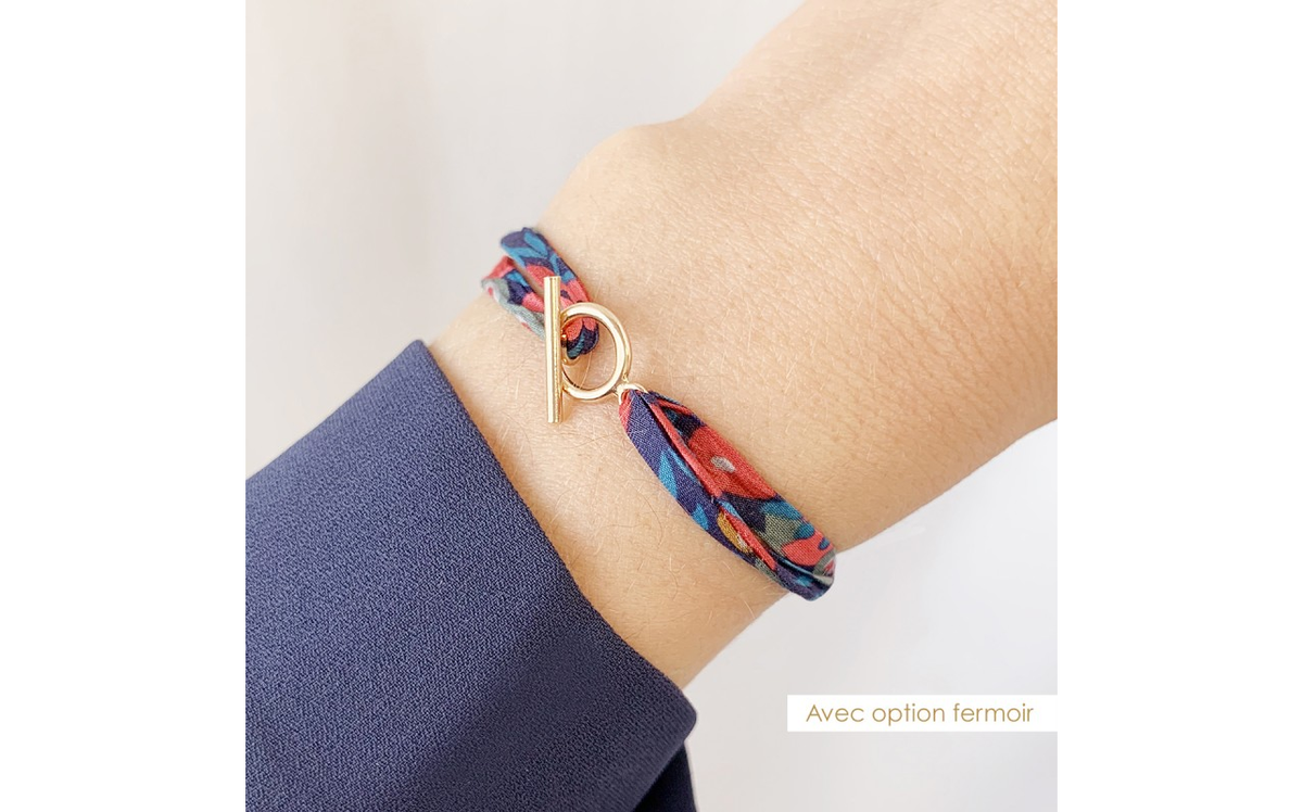 Bracelet liberty personnalisé - Infini plaqué or
