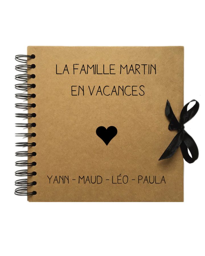 Album photo personnalisé en Kraft