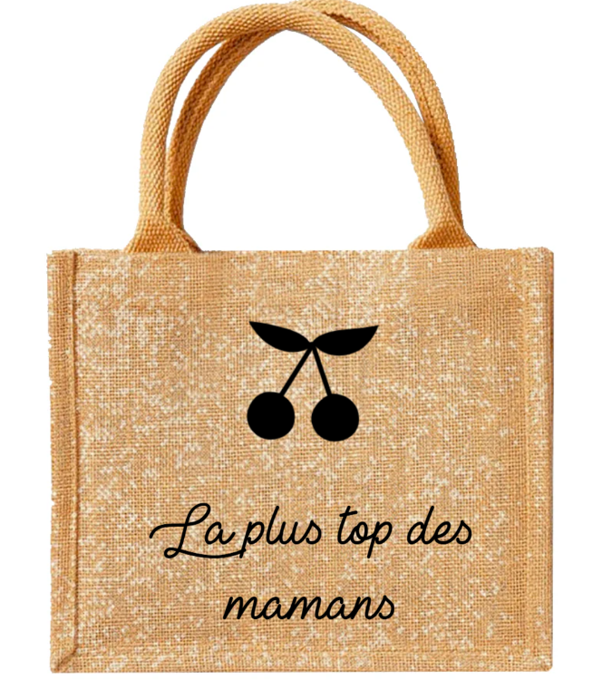 Mini cabas personnalisé - Cadeau fête des mères