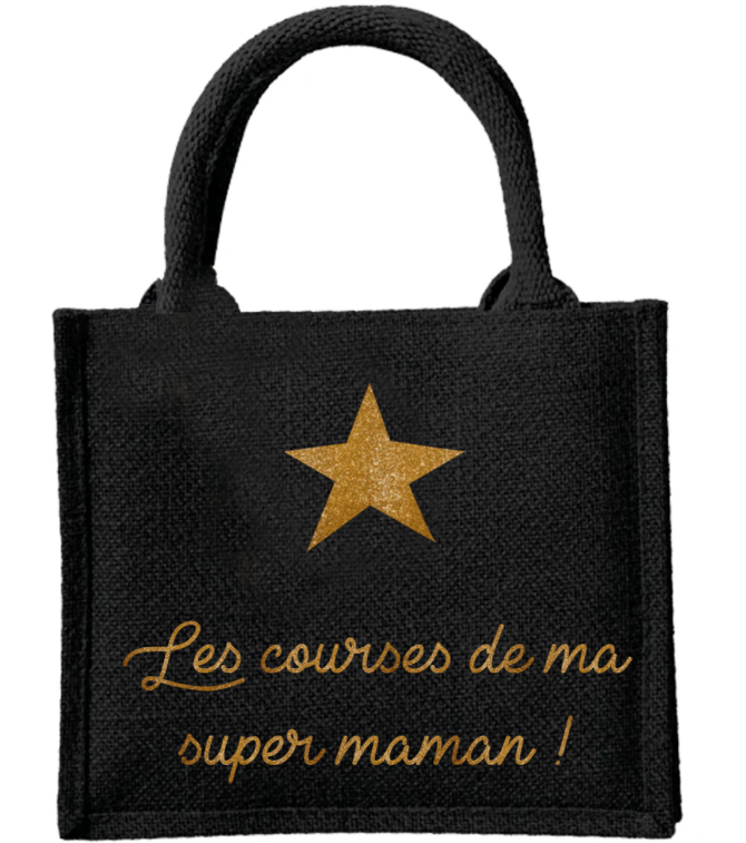 Mini cabas personnalisé - Cadeau fête des mères