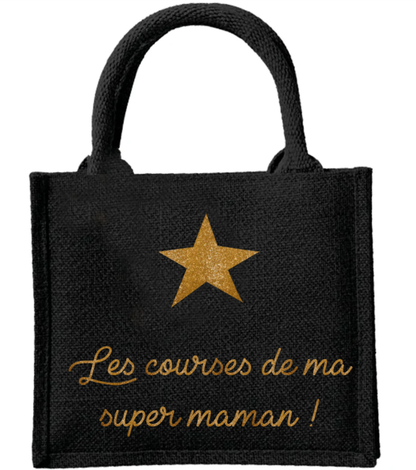 Mini cabas personnalisé - Cadeau fête des mères