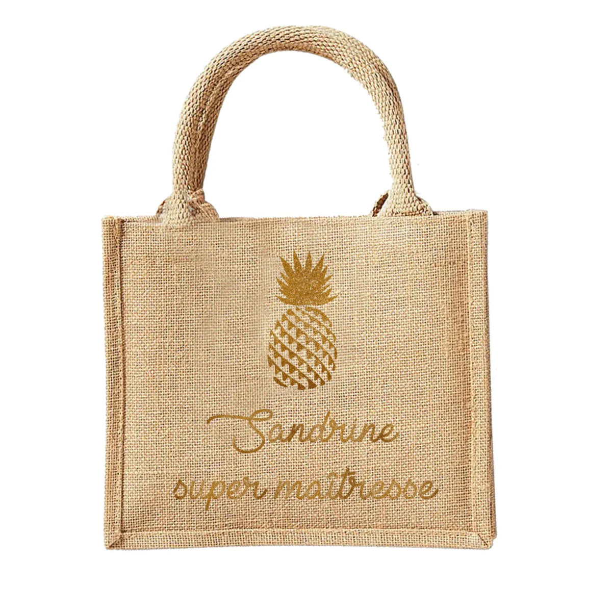 Mini cabas personnalisé - Cadeau maîtresse
