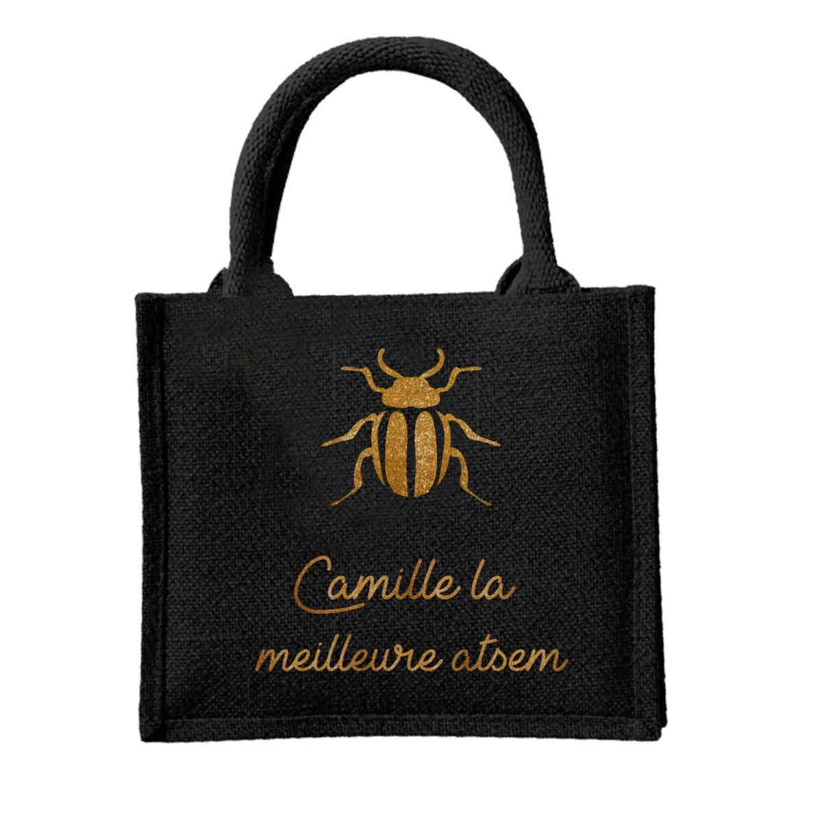 Mini cabas personnalisé - Cadeau maîtresse