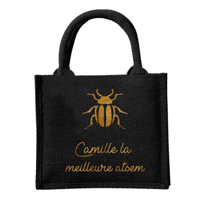Mini cabas personnalisé - Cadeau maîtresse