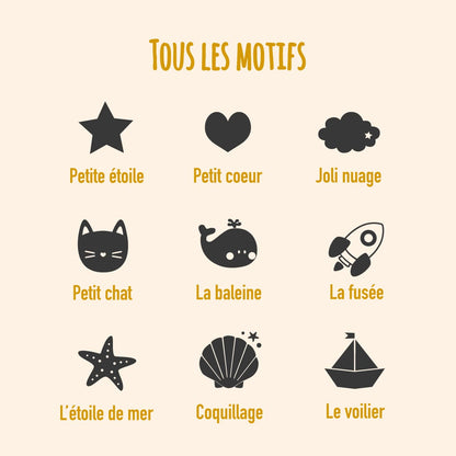 Panière personnalisée + Lingettes réutilisables