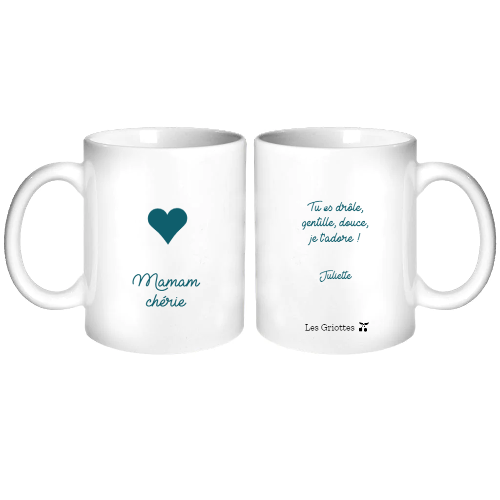 Mug personnalisé - Cadeau fête des mères