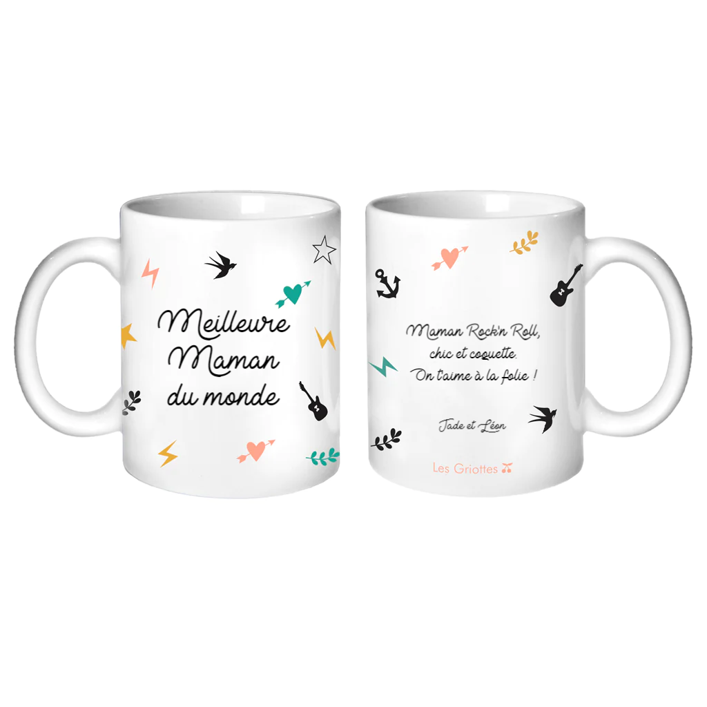 Mug personnalisé - Cadeau fête des mères