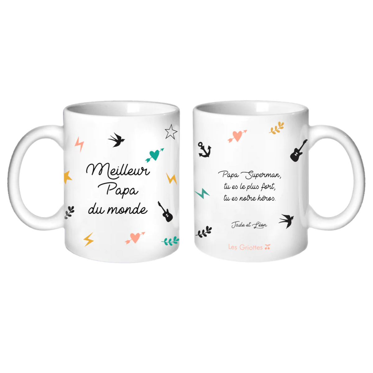 Mug personnalisé - Cadeau fête des pères