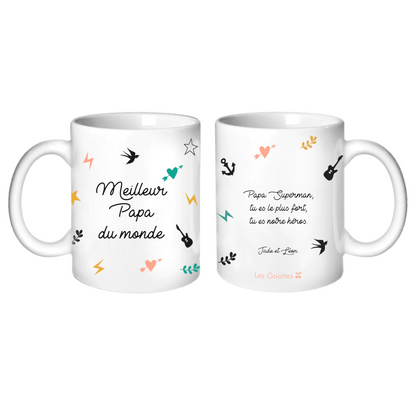 Mug personnalisé - Cadeau fête des pères