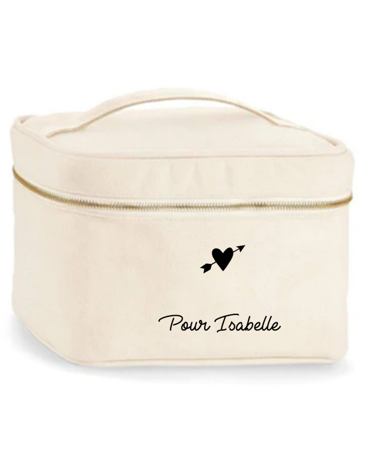 Trousse vanity personnalisée