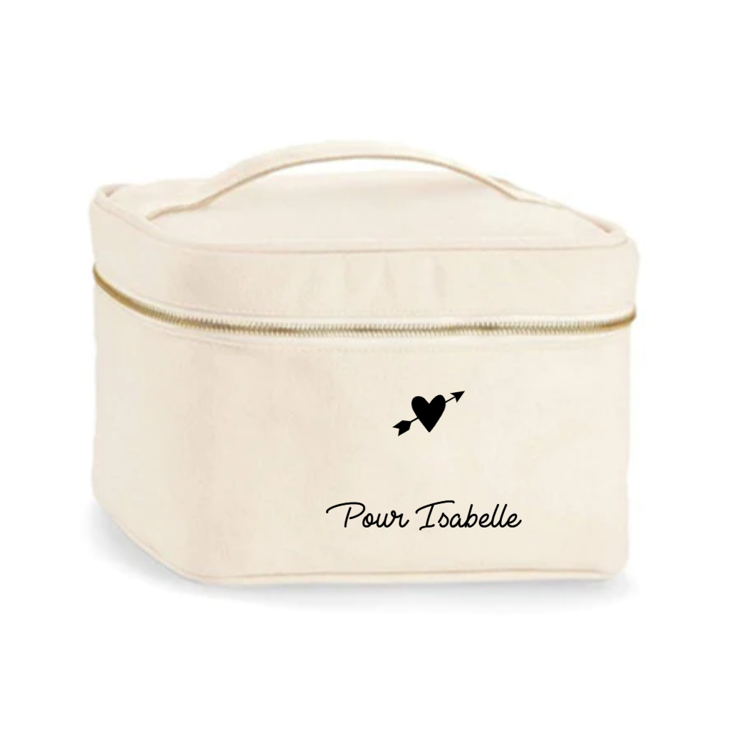 Trousse vanity personnalisée