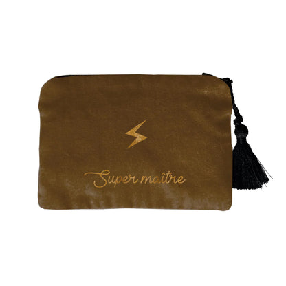 Pochette en velours personnalisée - Cadeau maîtresse