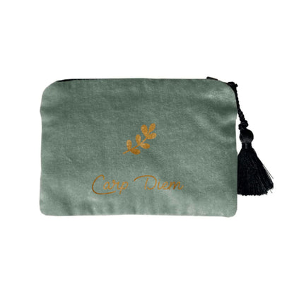 Pochette en velours personnalisée - Cadeau Baptême - Cadeau Communion