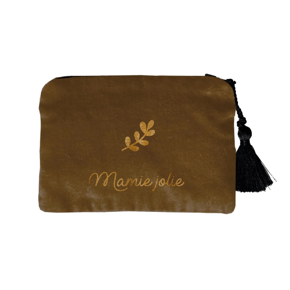 Pochette en velours personnalisée - Cadeau fête des mères