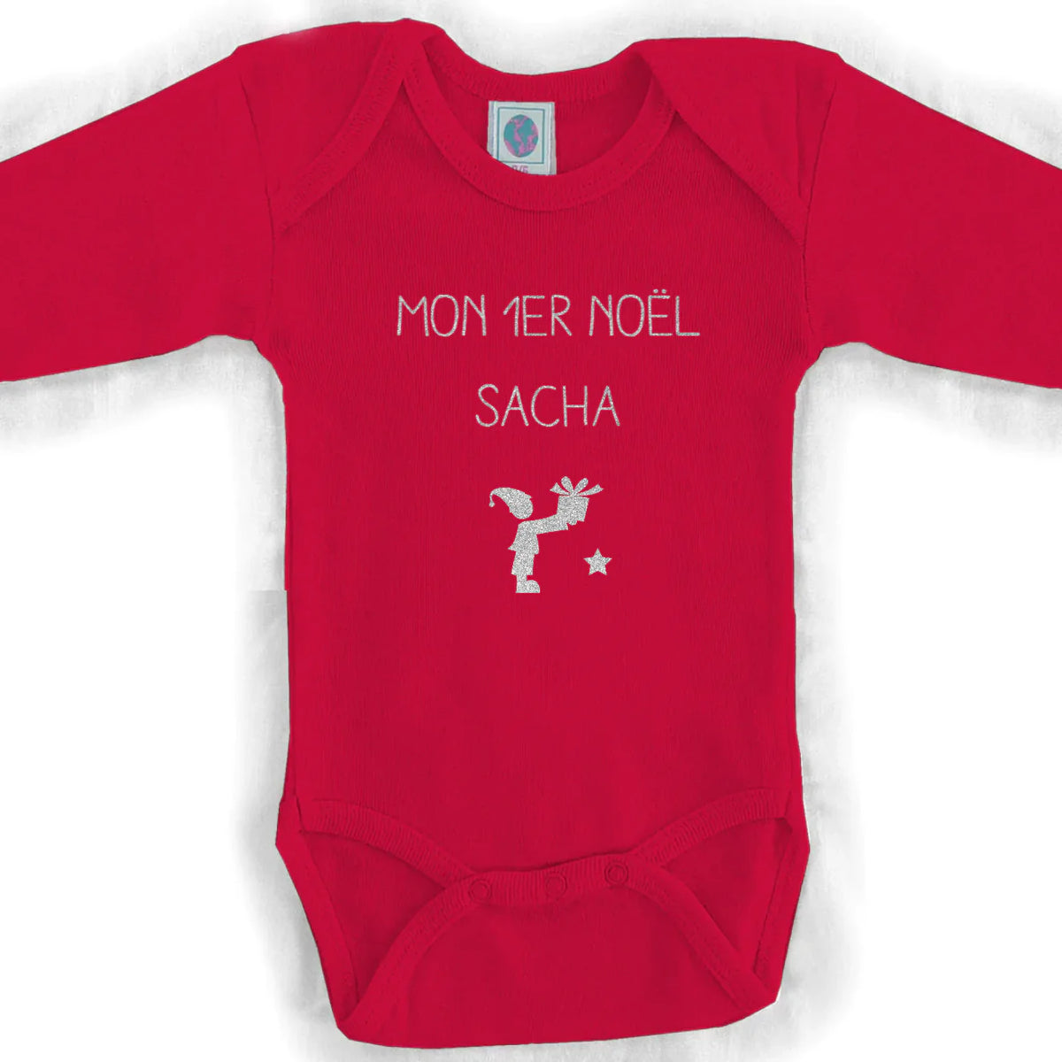 Body bébé personnalisé - Cadeau de Noël