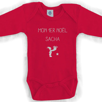 Body bébé personnalisé - Cadeau de Noël
