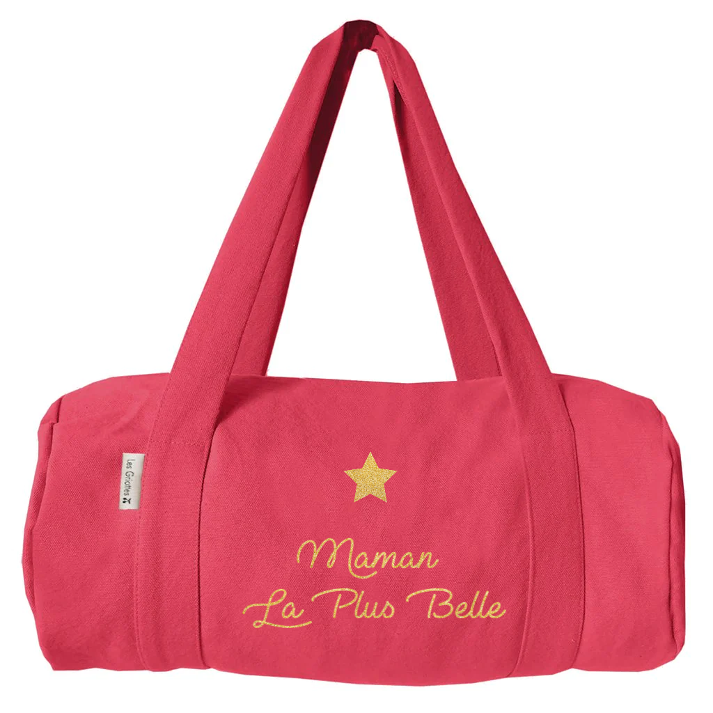 Sac de sport personnalisé coton - Cadeau fête des mères