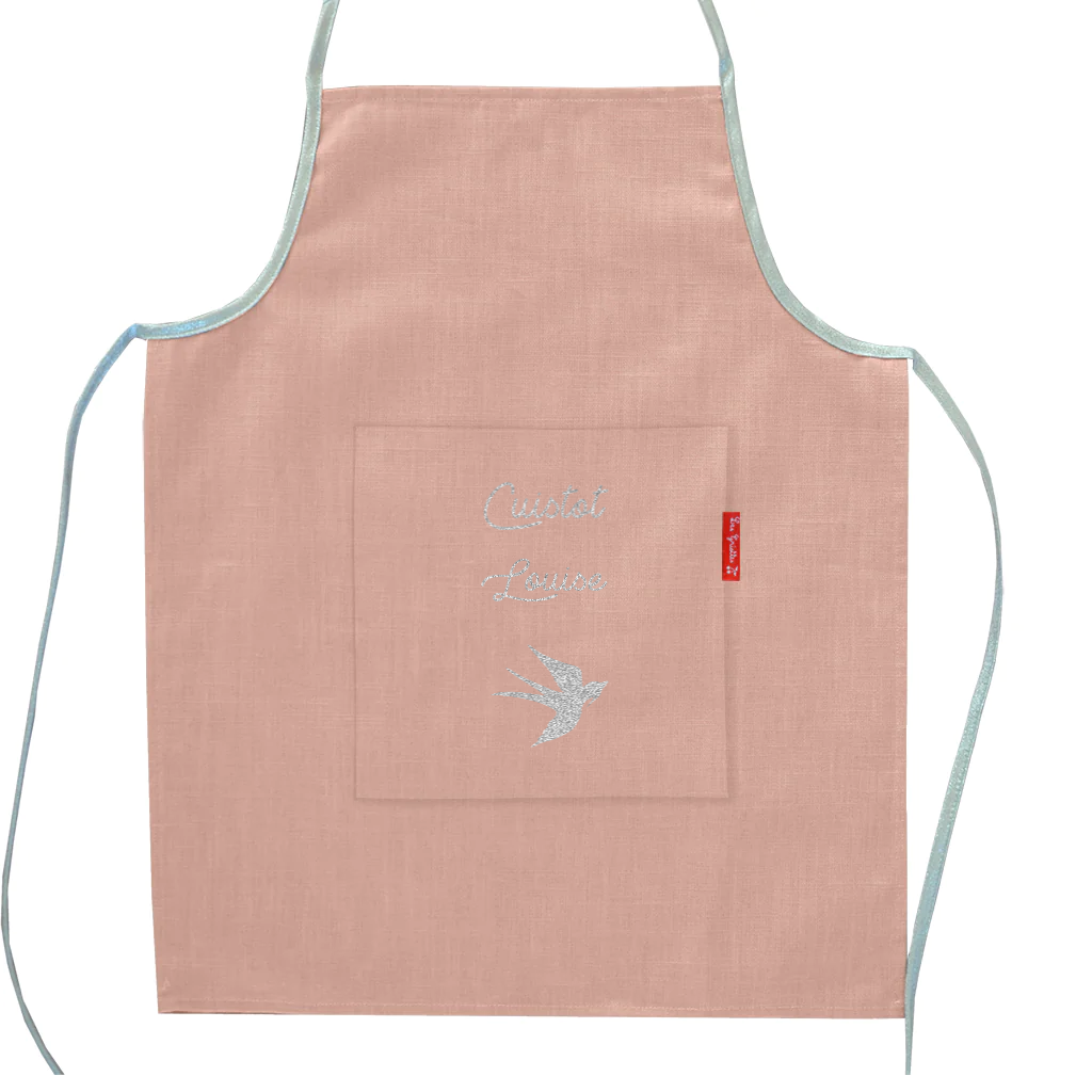 Tablier de cuisine enfant personnalisé - Lin enduit