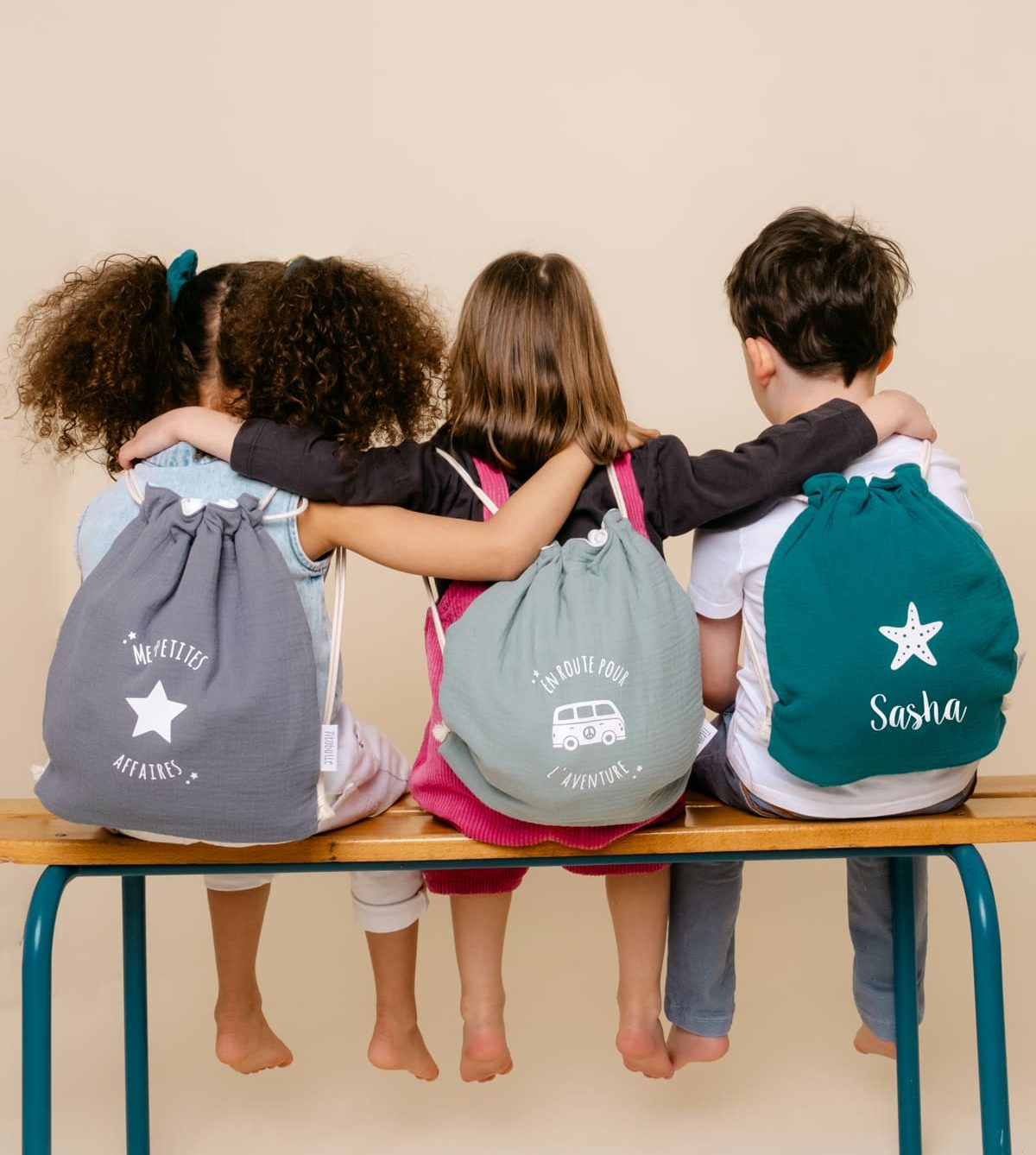 Sac à dos personnalisé bébé et enfant - Double gaze de coton