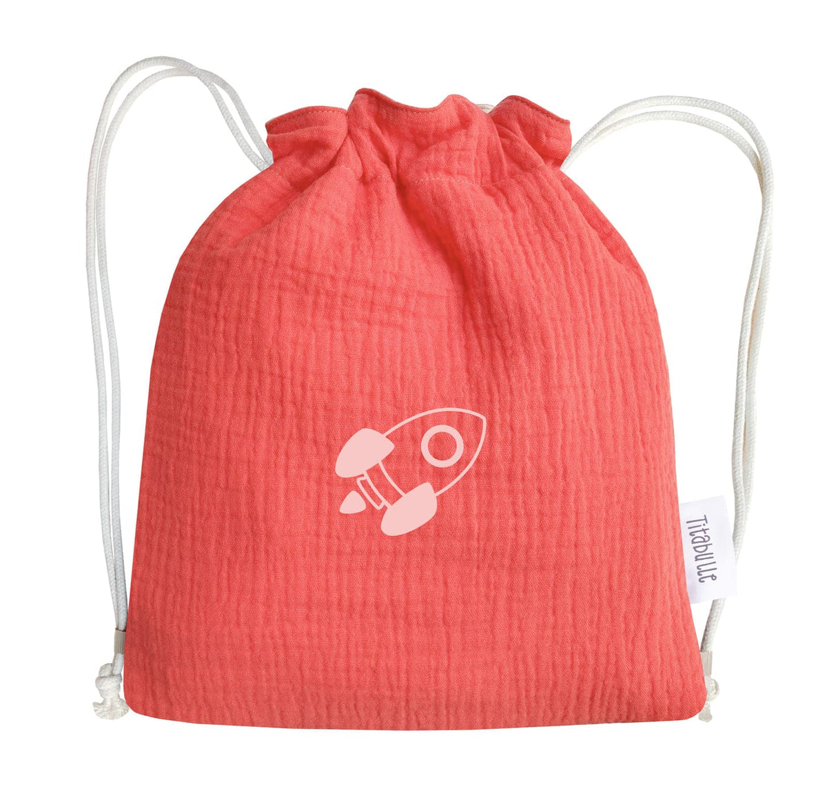 Sac à dos personnalisé bébé et enfant - Double gaze de coton Bio