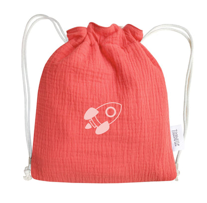 Sac à dos personnalisé bébé et enfant - Double gaze de coton Bio