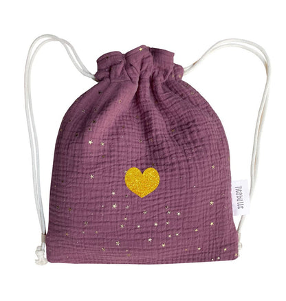 Sac à dos personnalisé bébé et enfant - Double gaze de coton étoilé